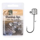 Stand Up Jigs 3/0# 12g für Gummiköder - Jighaken Grundangeln 5 Stück im Pack
