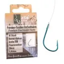 Zite Fishing Premium Owner Vorfachhaken Forelle Größe 10# mit Flourocarbon Schnur 10 STK Angelfertig montiert