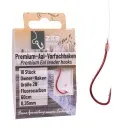 Zite Fishing Premium Owner Vorfachhaken Aal Größe 2# mit Flourocarbon Schnur 10 STK Angelfertig montiert