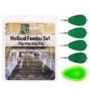 Method Feeder Set – 4 Method Feeder 30-60 g mit Form Kompaktes Grundangeln Zite Fishing