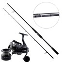 Zite Fishing Inzite Pro Stick Pike 255cm 30-85g Hechtrute mit Spinning Reel Pro 4000 Angelrolle 8+1
