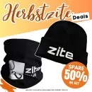 Accessoire Set mit Beanie und Schlauchschal wärmend - Schwarz mit Logo für Erwachsene Angeln & Outdoor
