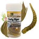 Zite Fishing Curly Viper Motoröl Knoblauch 6,5 cm Rotationsköder für Forelle 8 Stück