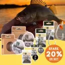 Cheburashka Rig Bundle mit Cheburashka in Blei & Tungsten sowie Off-Set & Schnüre für Barsch & Zander Angeln