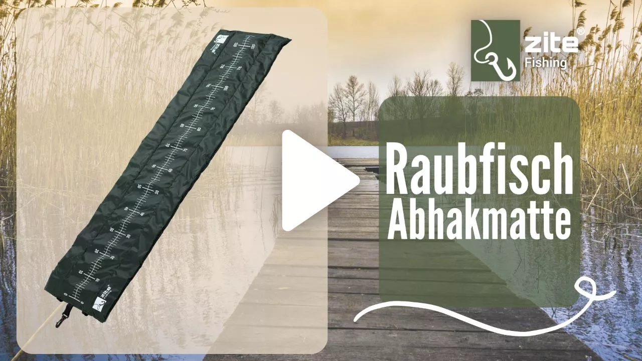 Raubfisch Abhakmatte