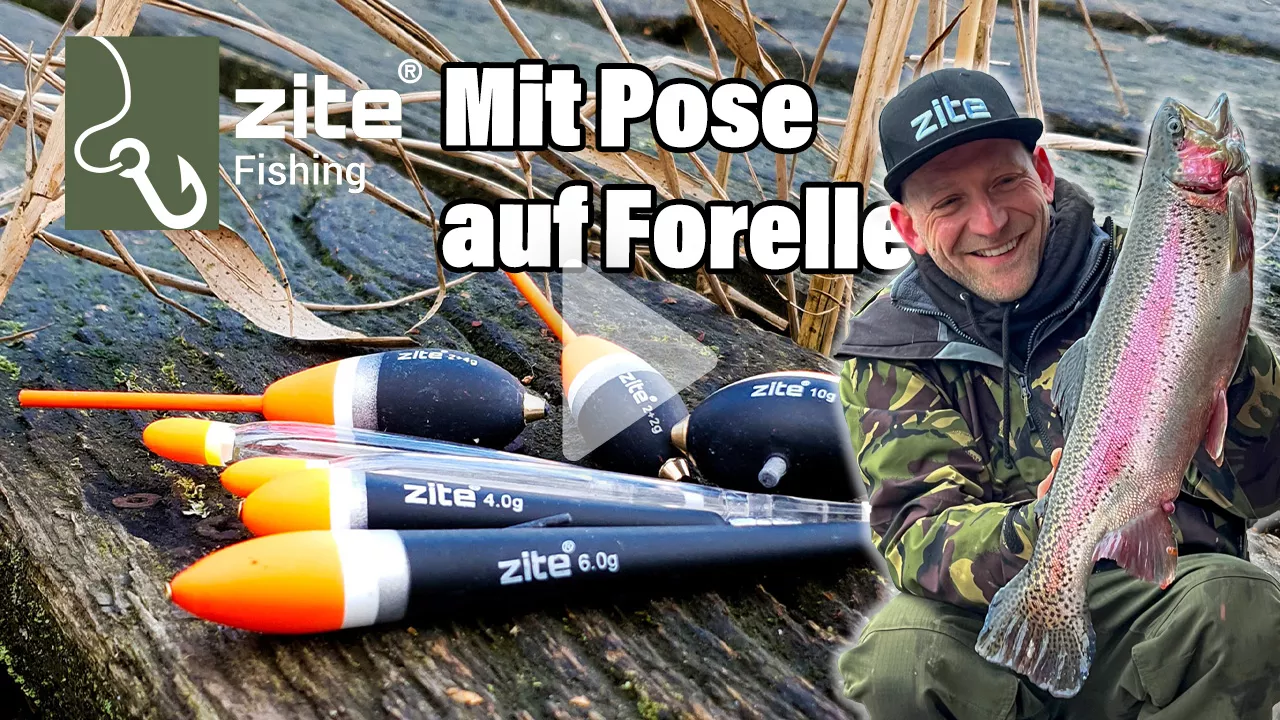 Sei mit dem Forellenposen Set von Zite Fishing für jeden Fall gewappnet!