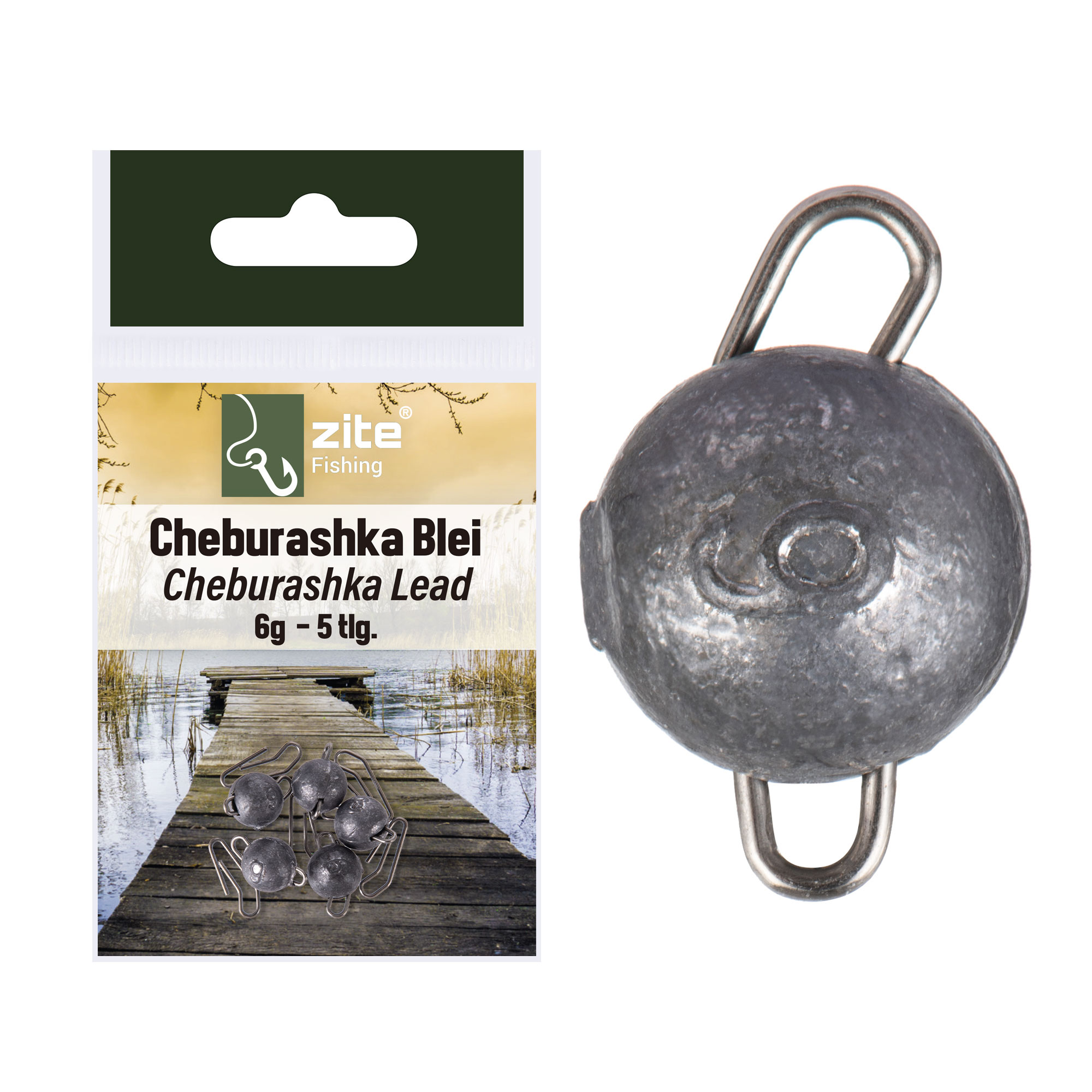 Zite Fishing Cheburashka Blei 6g 5tlg. Zite Fishing Cheburashka Blei 6g 5tlg.