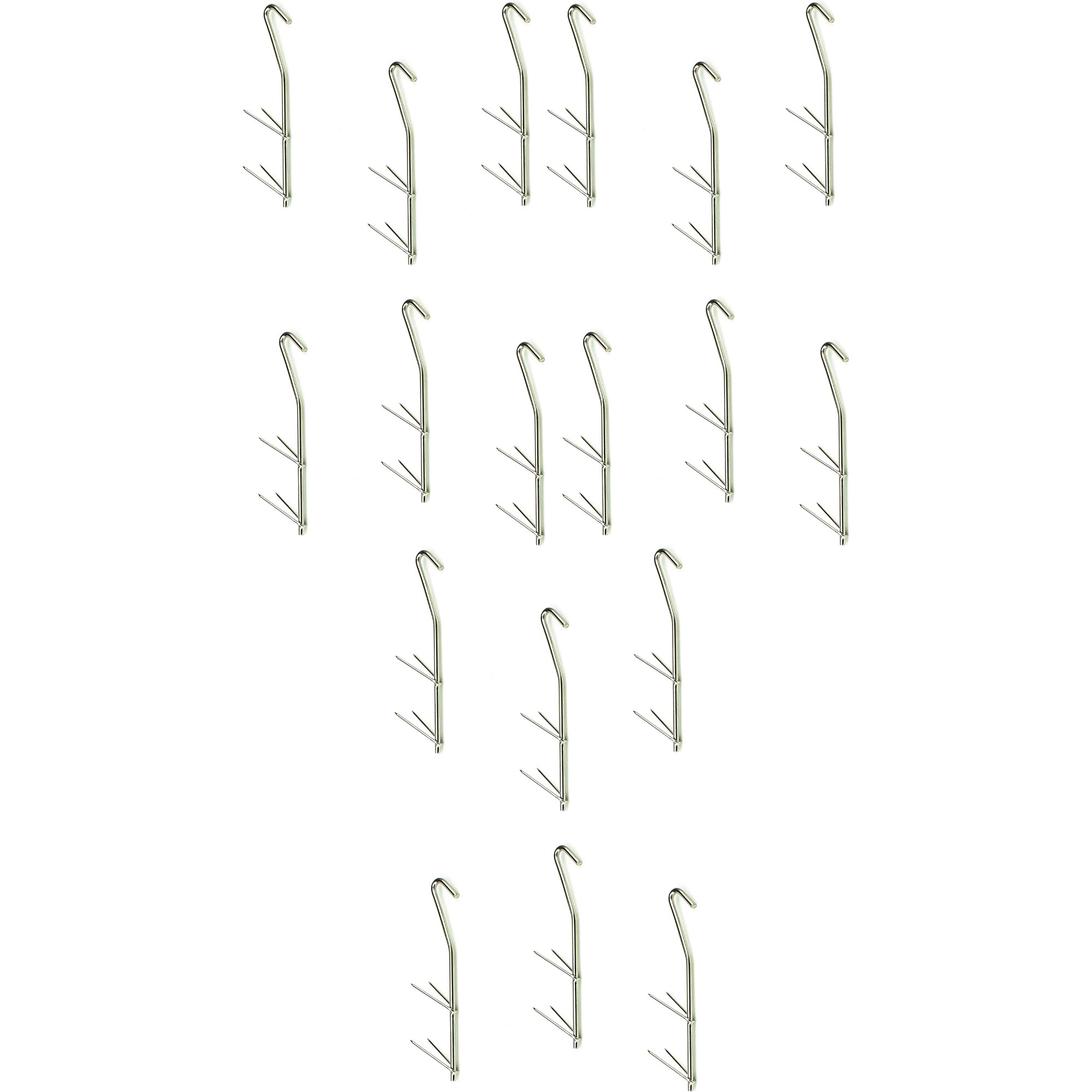 V-Räucherhaken Set Fische Räuchern Stainless Steel Räucherofen 18 Stück Zite Fishing