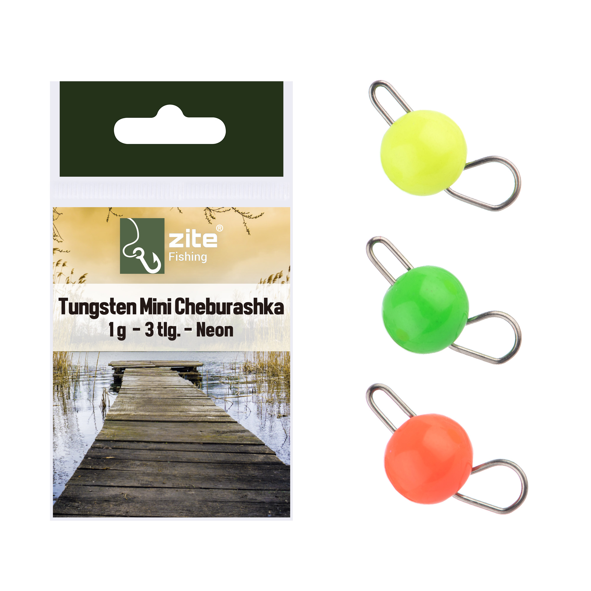 Zite Fishing Tungsten Mini Cheburashka 3tlg. 1g