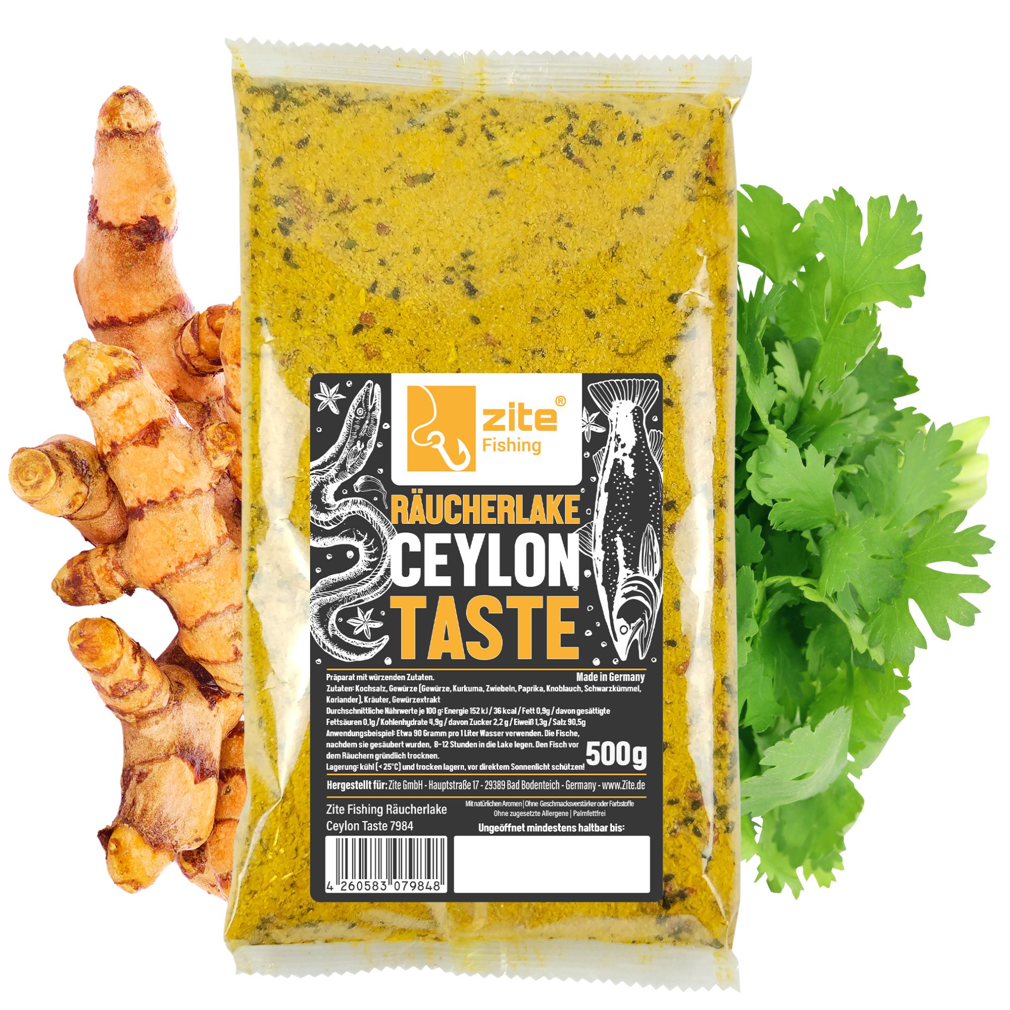 Räucherlake Ceylon Taste 500 g Räucherlauge zum Fische Räuchern Zite Fishing