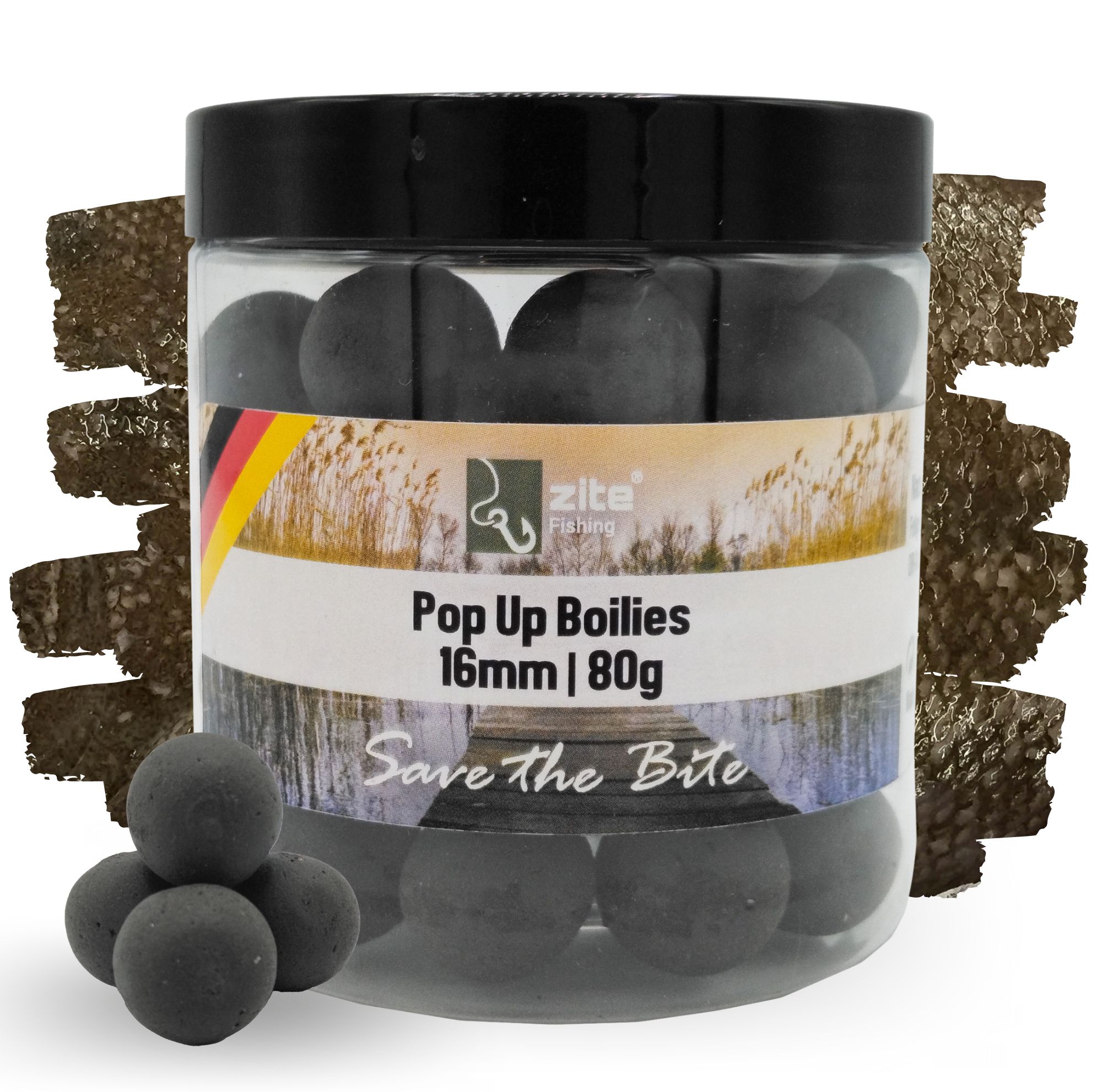 Zite Fishing 16mm Pop Up Halibut Aroma