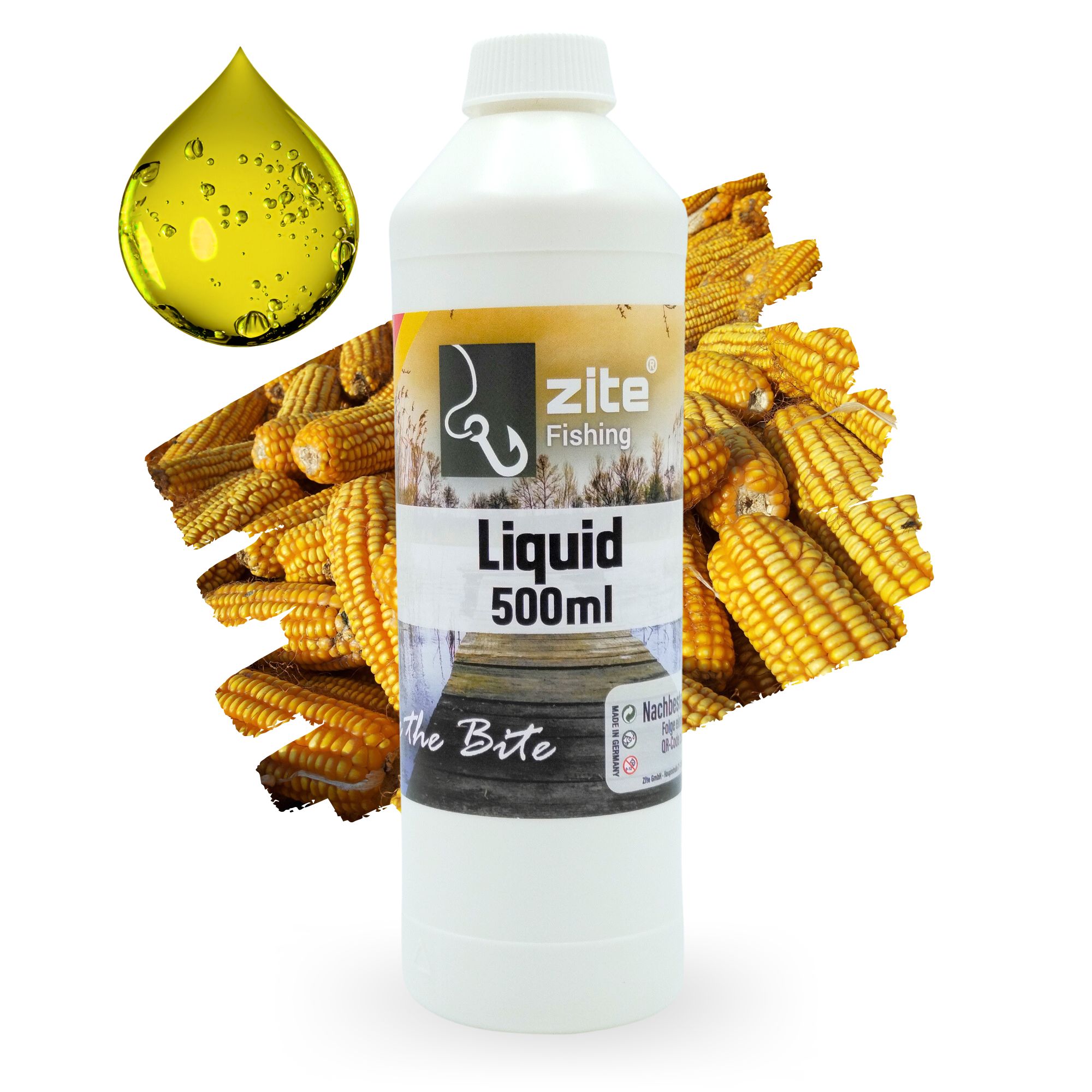 Zite Fishing Flüssigaroma Karpfen Lockstoff 500 ml süßer Mais