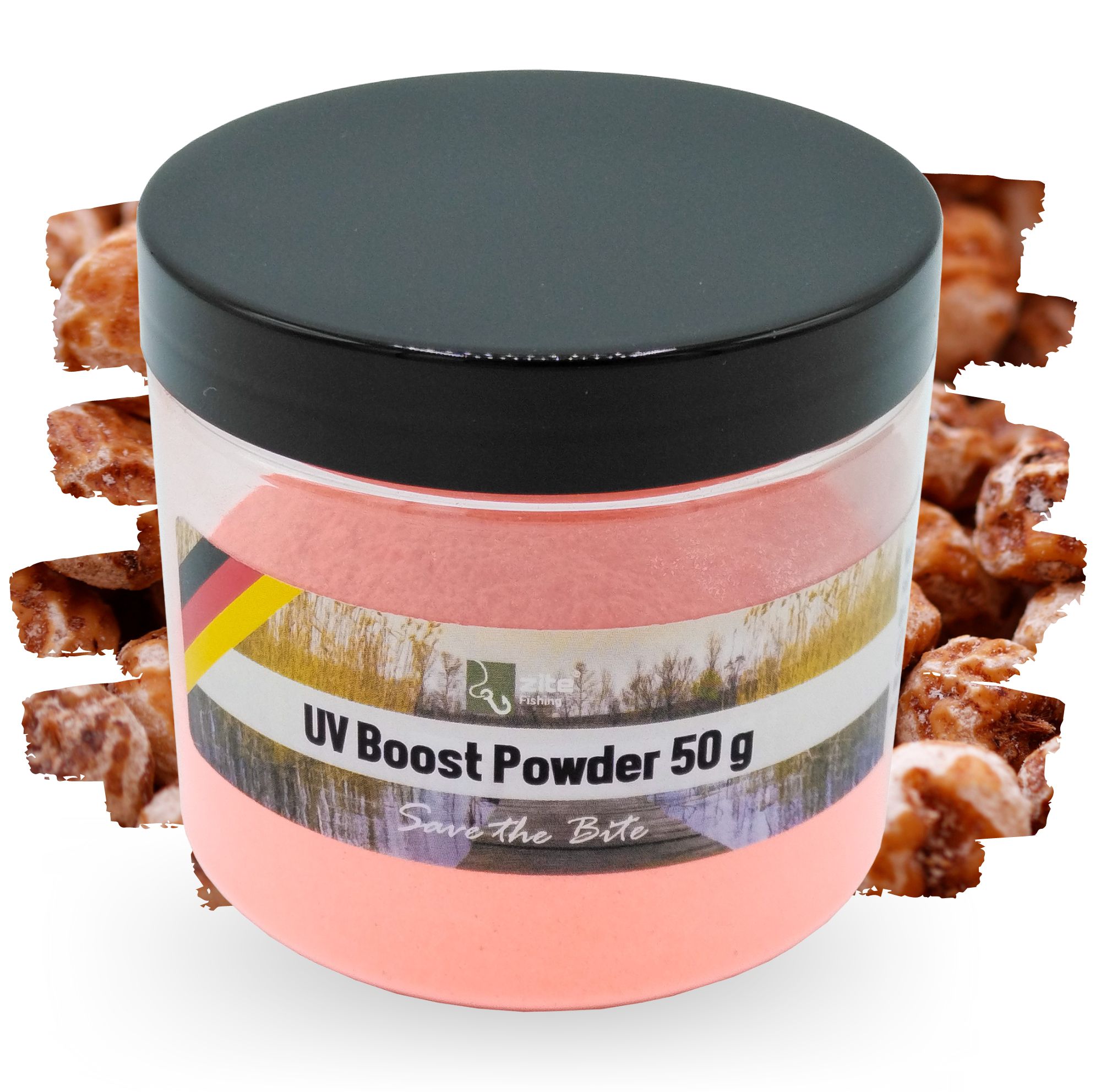 Zite Fishing Dip Powder Scopex/Tigernuss Fluo orange 50 g