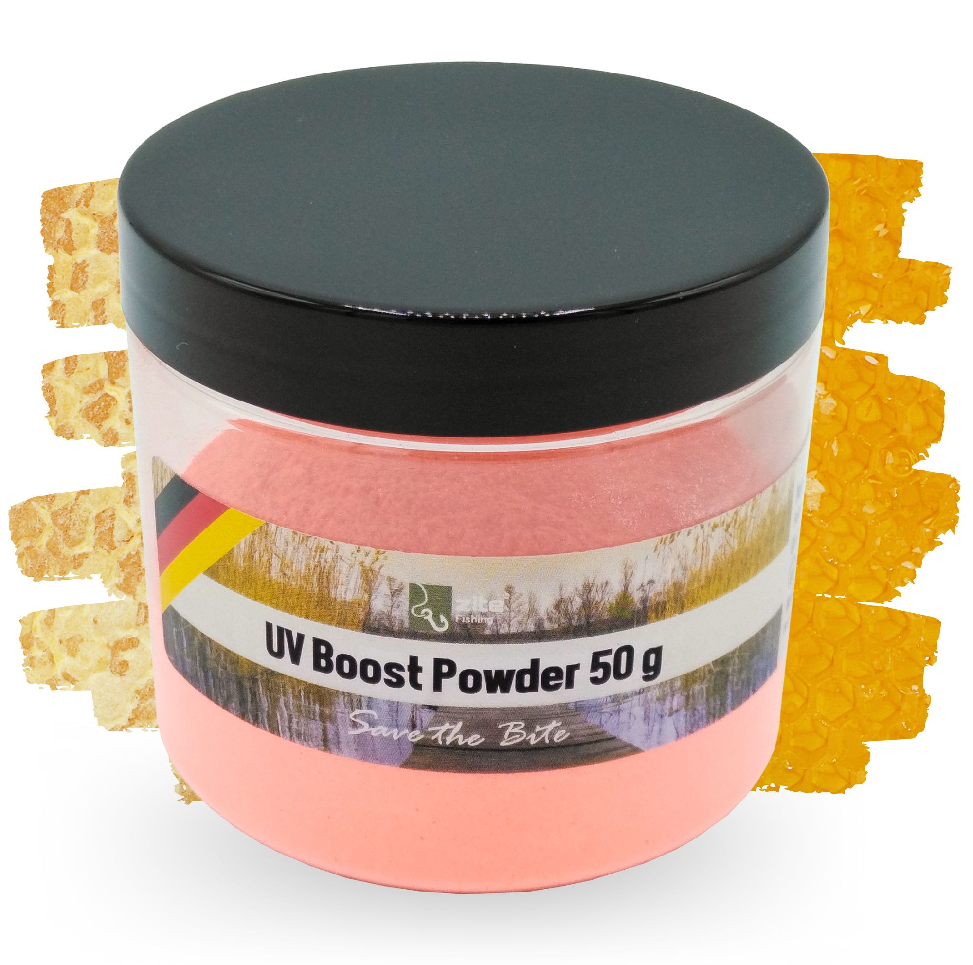 Zite Fishing Dip Powder Vanille/Honig Fluo orange 50 g