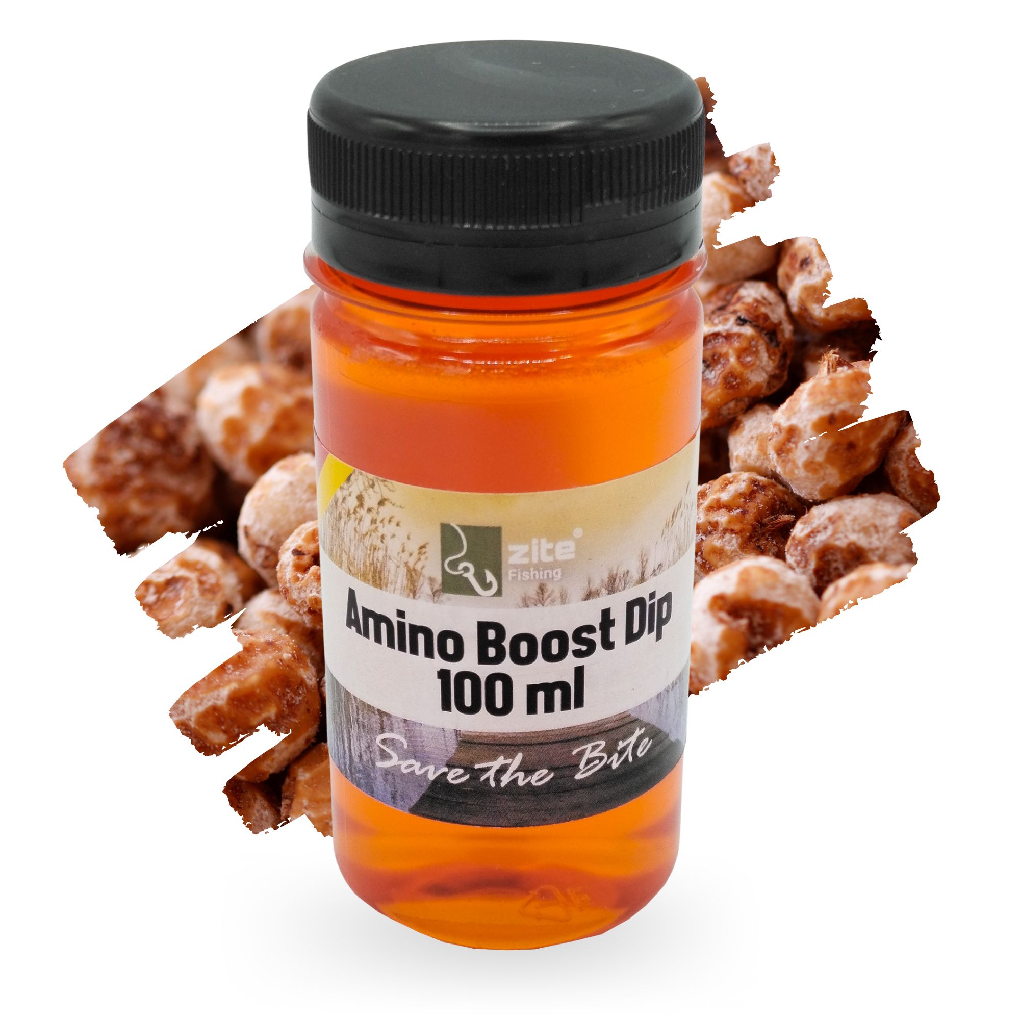 Zite Fishing Amino Dip Scopex/Tigernuss orange 100 ml – Lockstoff Karpfen – schnelleinziehend & intensiv