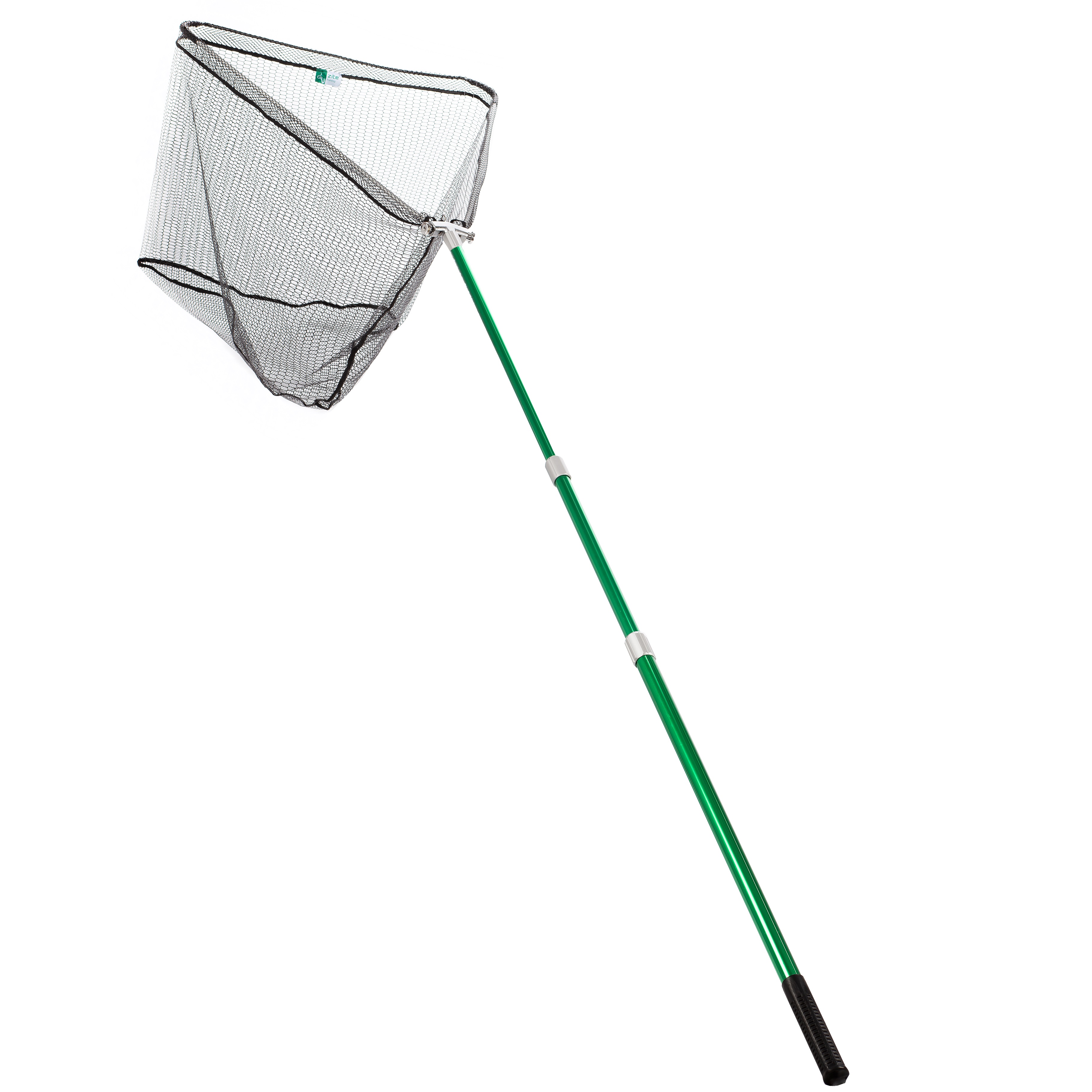 Teleskop Hammerkopf Kescher Gummiert Groß 3m 80x70cm Zite Fishing