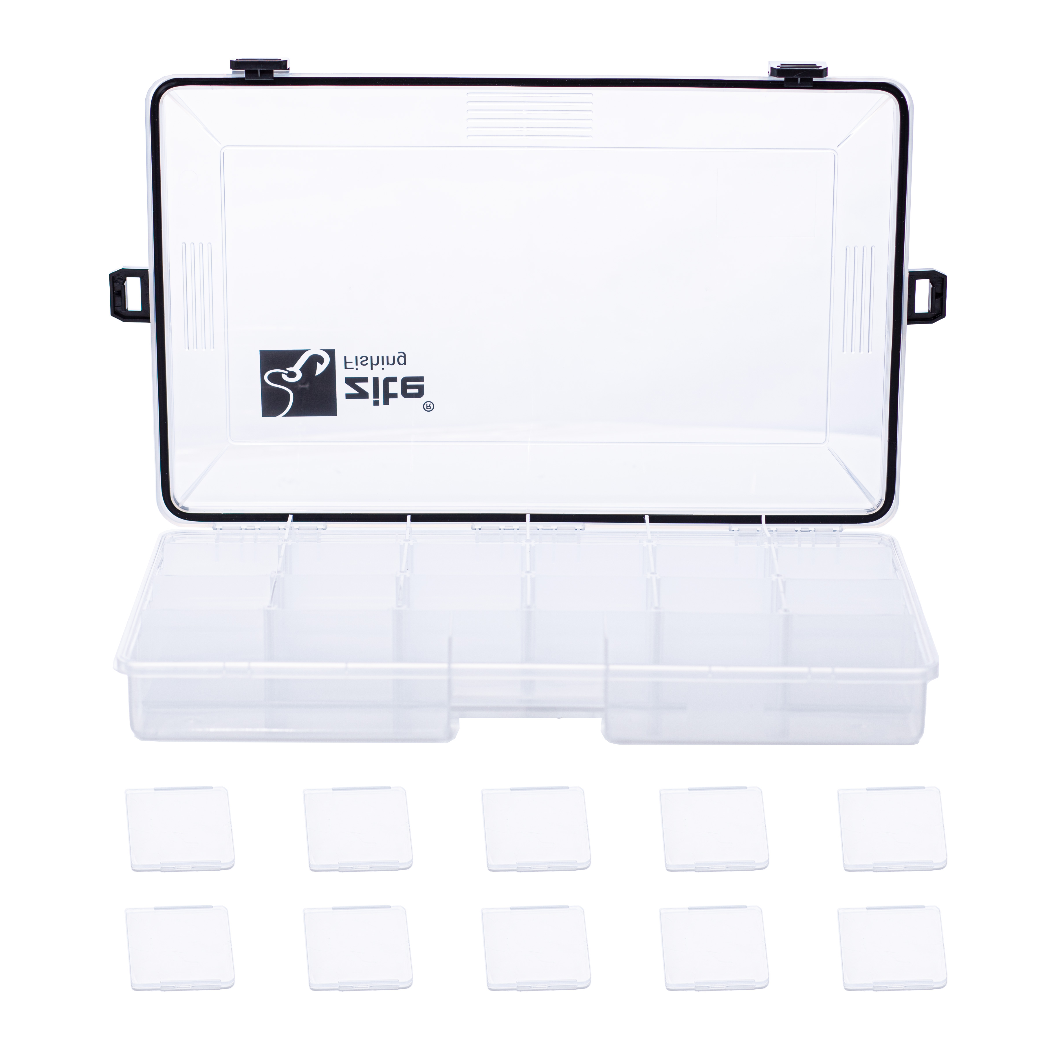 Tacklebox Wasserdicht für Angelzubehör & Kunstköder 35x21x5cm Zite Fishing