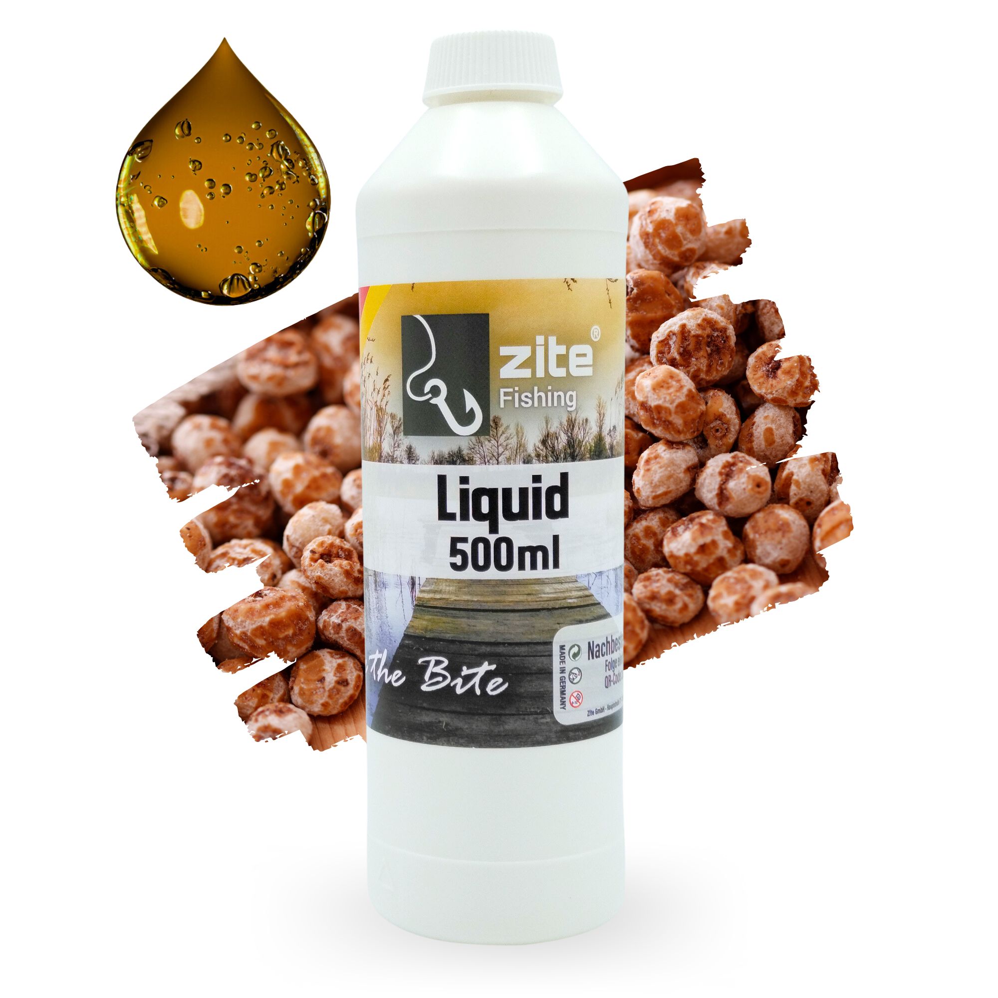 Zite Fishing Flüssigaroma Karpfen Lockstoff 500 ml Tigernuss