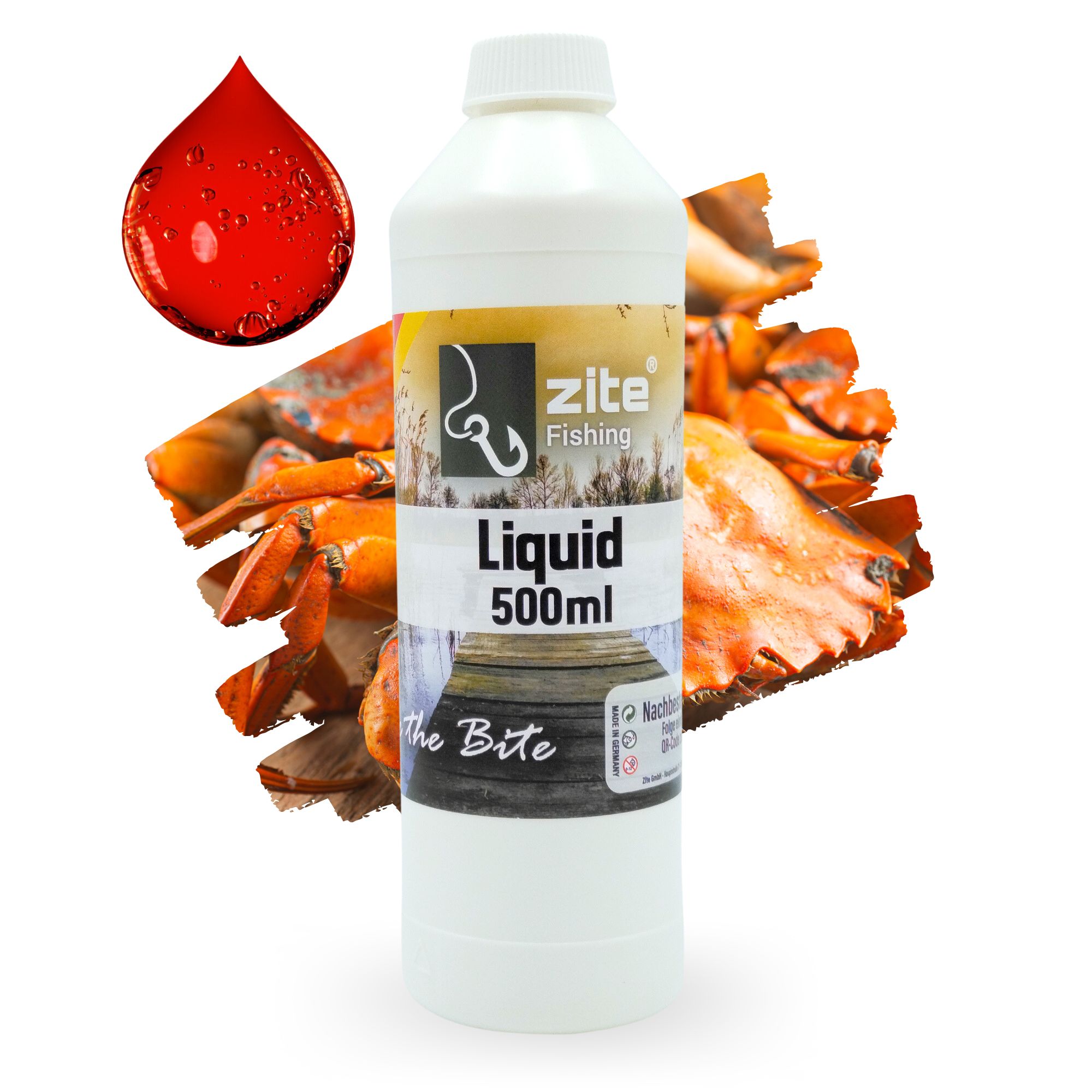 Zite Fishing Flüssigaroma Karpfen Lockstoff 500 ml Monster Crab