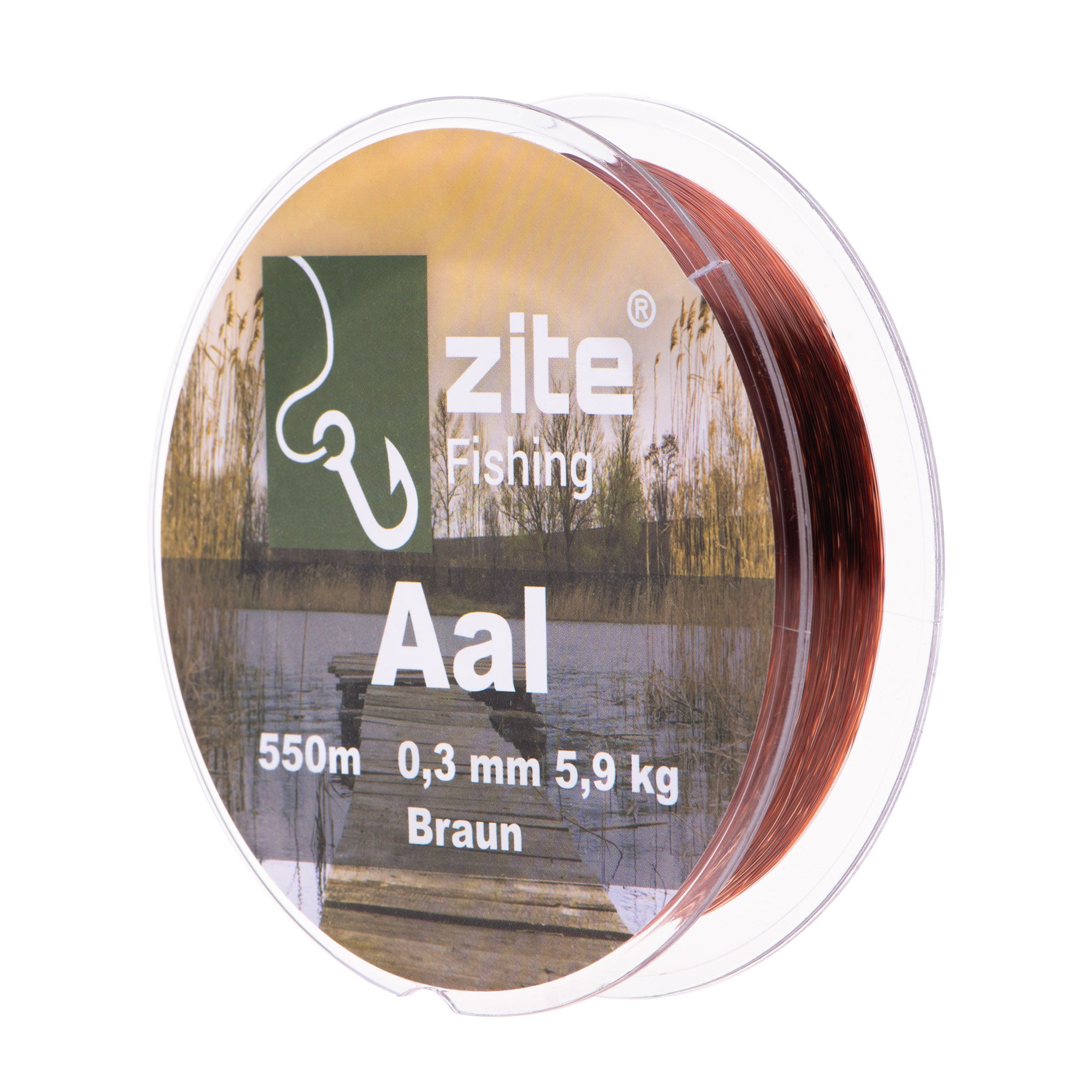 Aalschnur Monofil Angelschnur Aal Nylonschnur 0,30mm 550m Zite Fishing