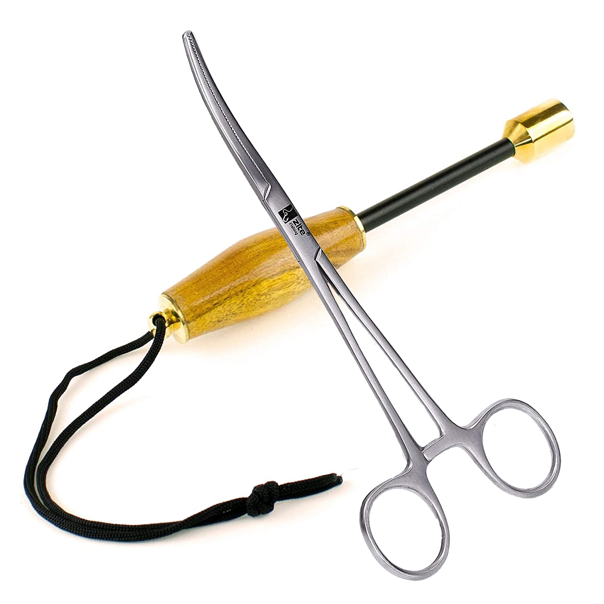 Hakenlöser Zange gebogen 18 cm mit Fischtöter Set Zite Fishing