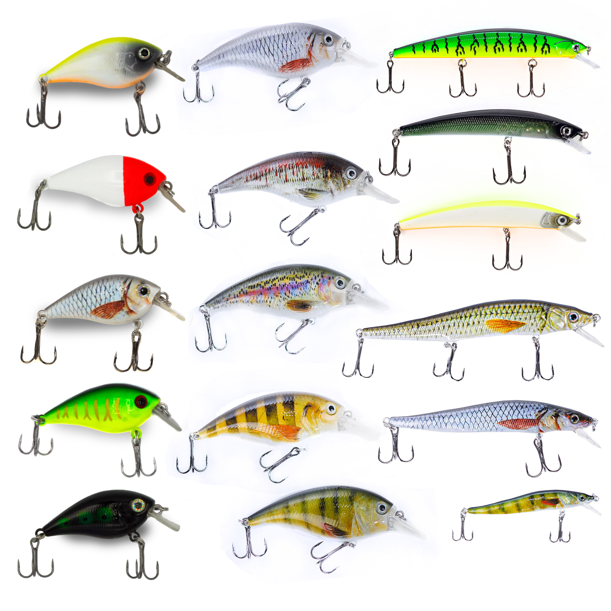 Kunstköder Wobbler Set für Raubfische 16-teilig Zite Fishing Kunstköder Wobbler Set für Raubfische 16-teilig Zite Fishing