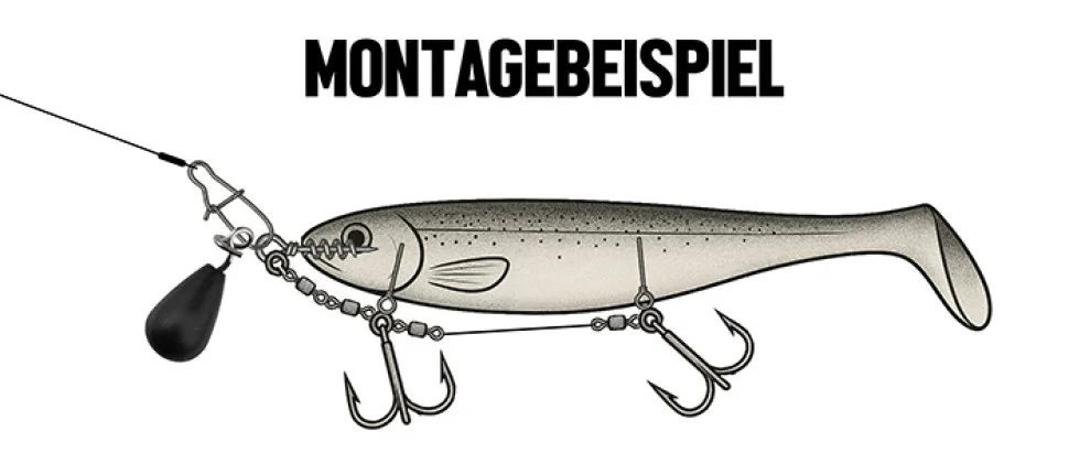 Fastach Einhänge Gewichte 5,3g 3 tlg. Shallow & Jika Rig Weights mit Fastach-Clip Zite Fishing - Detaillierte Übersicht