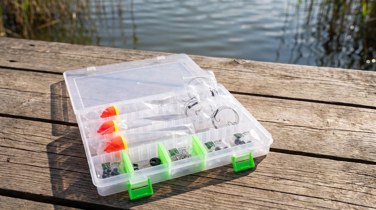 Deadbait Kristall-Hechtposen Sortiment - Raubfischposen mit Köderfisch System, Bleigewichte & mehr für das Hechtangeln - Detaillierte Übersicht