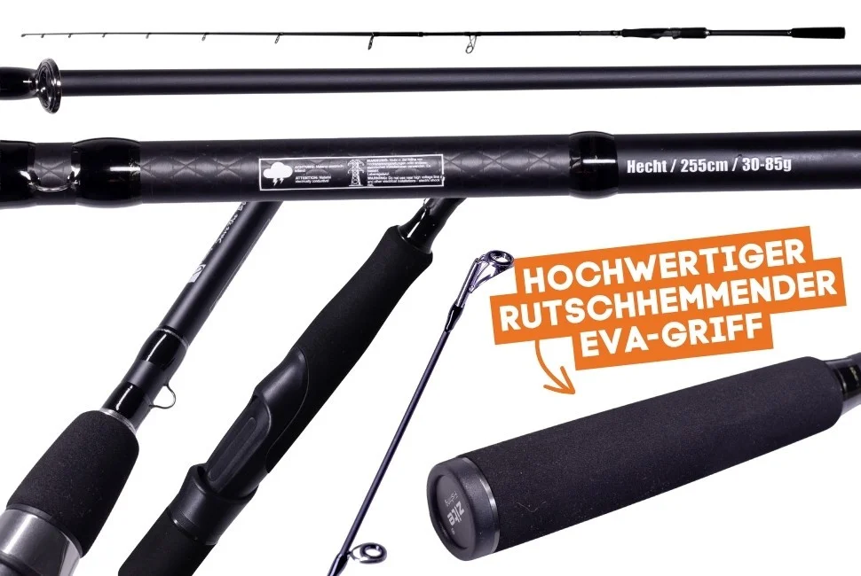 Inzite Pro Stick Pike 255 cm Spinnrute Hecht 30-85g Hechtrute - Detaillierte Übersicht