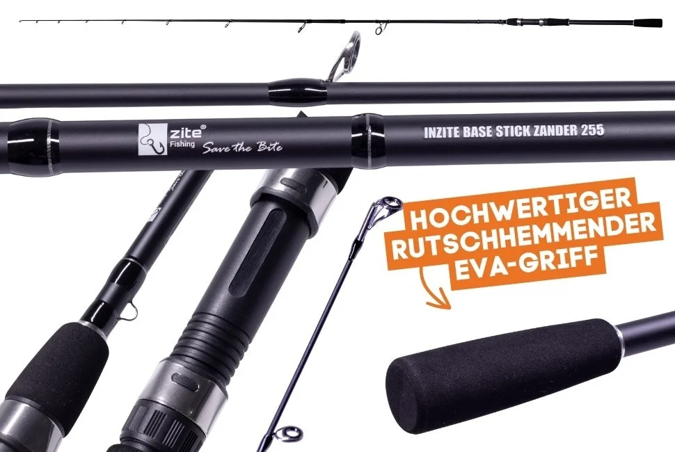 Inzite Base Stick Zander 255cm Spinnrute 15-55g Zanderrute - Detaillierte Übersicht