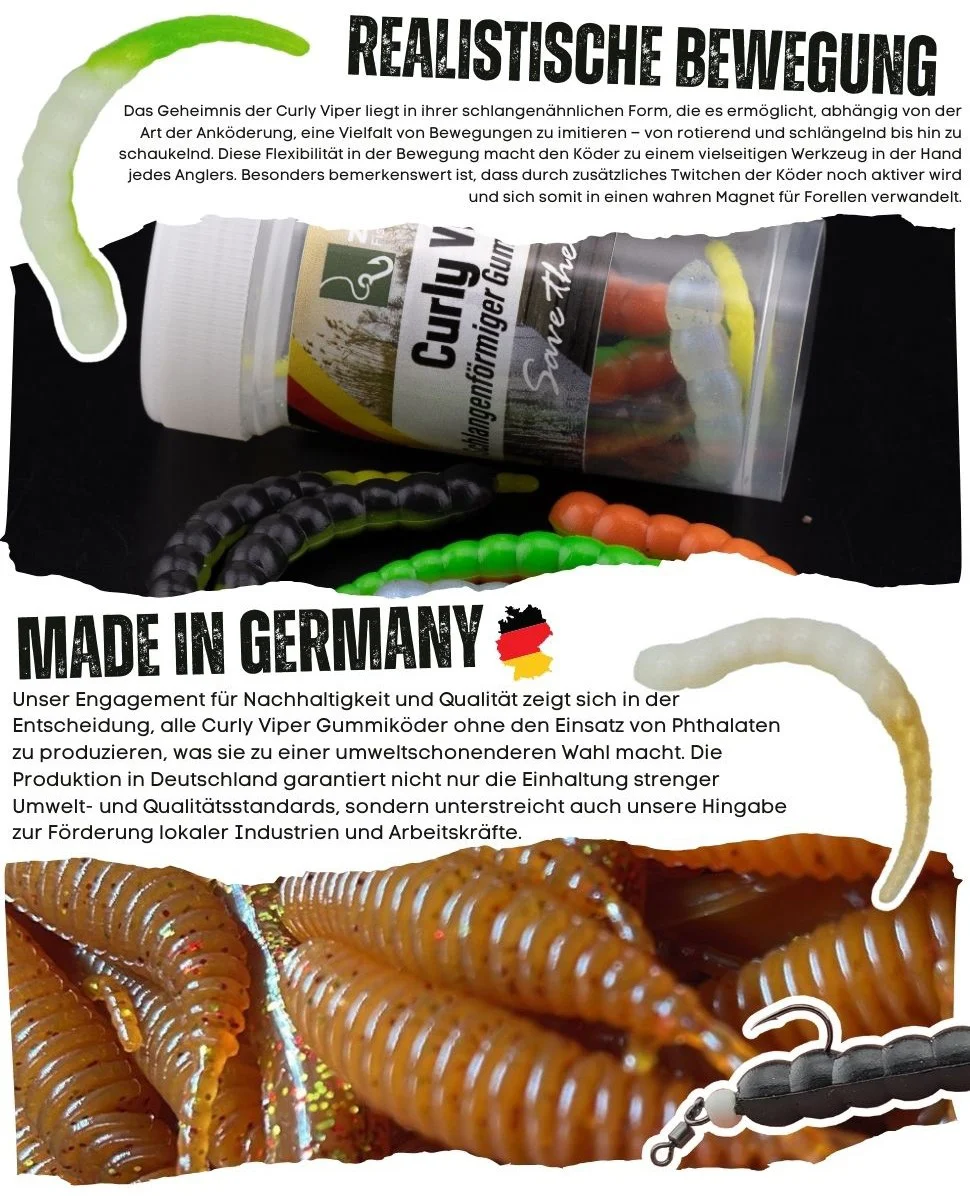 Ultra Light Forellen Komplettset mit Spoonrute, Rolle, Angelschnur, Kunstködern & Rotate Hooks + GRATIS Kescher - Detaillierte Übersicht