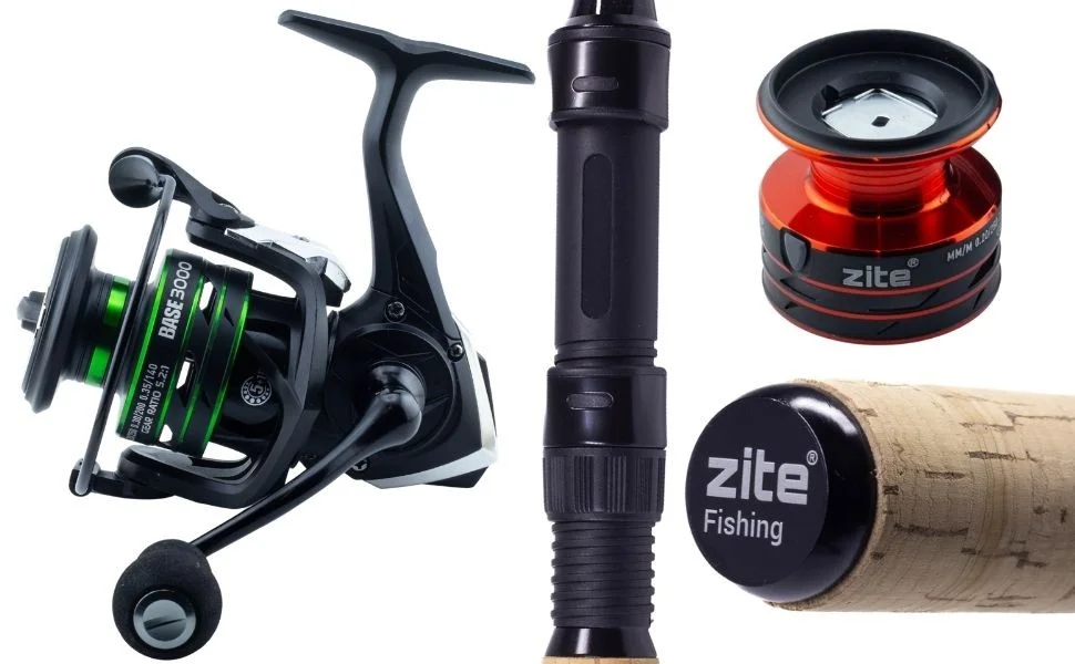 Sbirolino Komplettset mit 360 cm Sbiro Rute 3–25 g, Spinnrolle 3000 & 550 m 0,20 mm Monoschnur - Detaillierte Übersicht