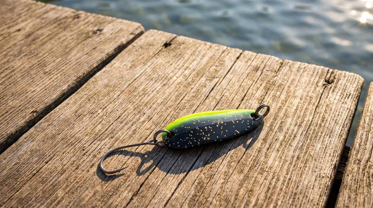 The Troutforce Spoon BAMF! 2,3 g – Shockscale – UV-aktiver Forellenblinker Zite Fishing - Detaillierte Übersicht