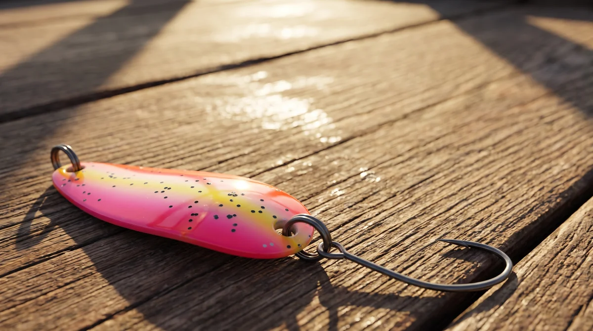 The Troutforce Spoon BAMF! 2,3 g 3,0 cm – Flossefix – UV-aktiver Forellenköder Zite Fishing - Detaillierte Übersicht