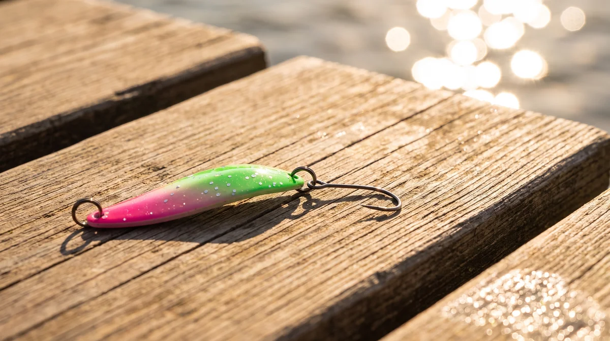 The Troutforce Spoon KAPOW! 2,8 g – Glitza Starflare – UV-aktiver Forellenspoon Zite Fishing - Detaillierte Übersicht