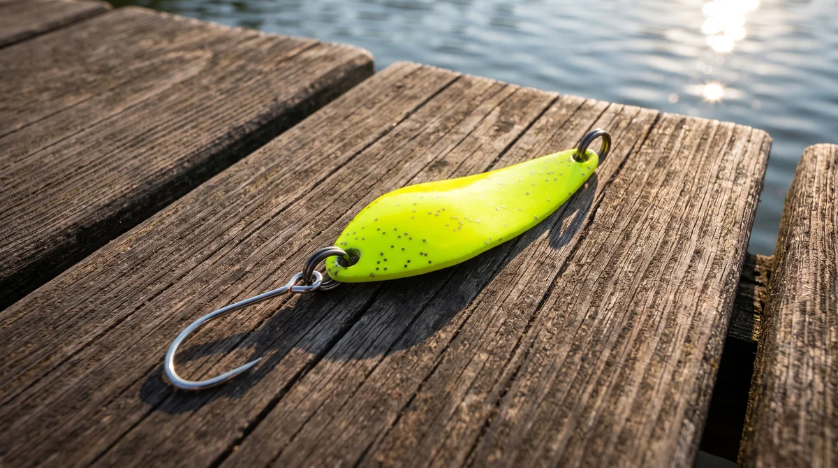 The Troutforce Spoon KAPOW! 2,8 g – Neon Genius – UV-aktiver Forellenspoon Zite Fishing - Detaillierte Übersicht
