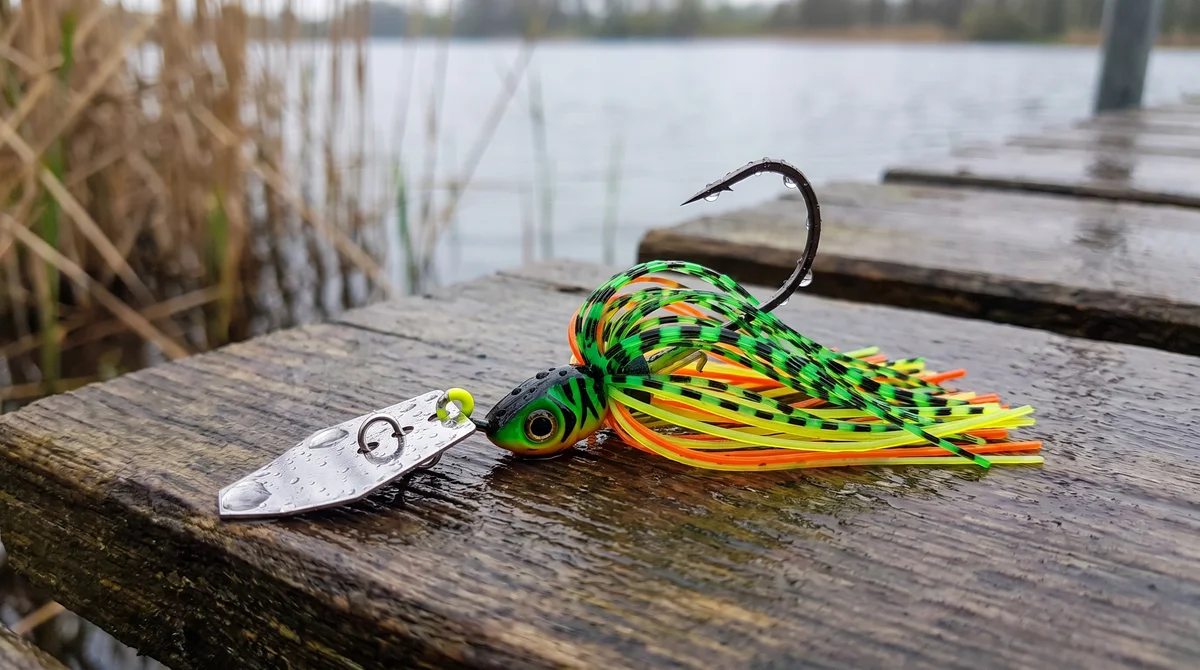Inzite Blader Bladed Jig 10 g – Haken 3/0 – Tropic Punch – Starke Vibration & Trailerfähig - Detaillierte Übersicht