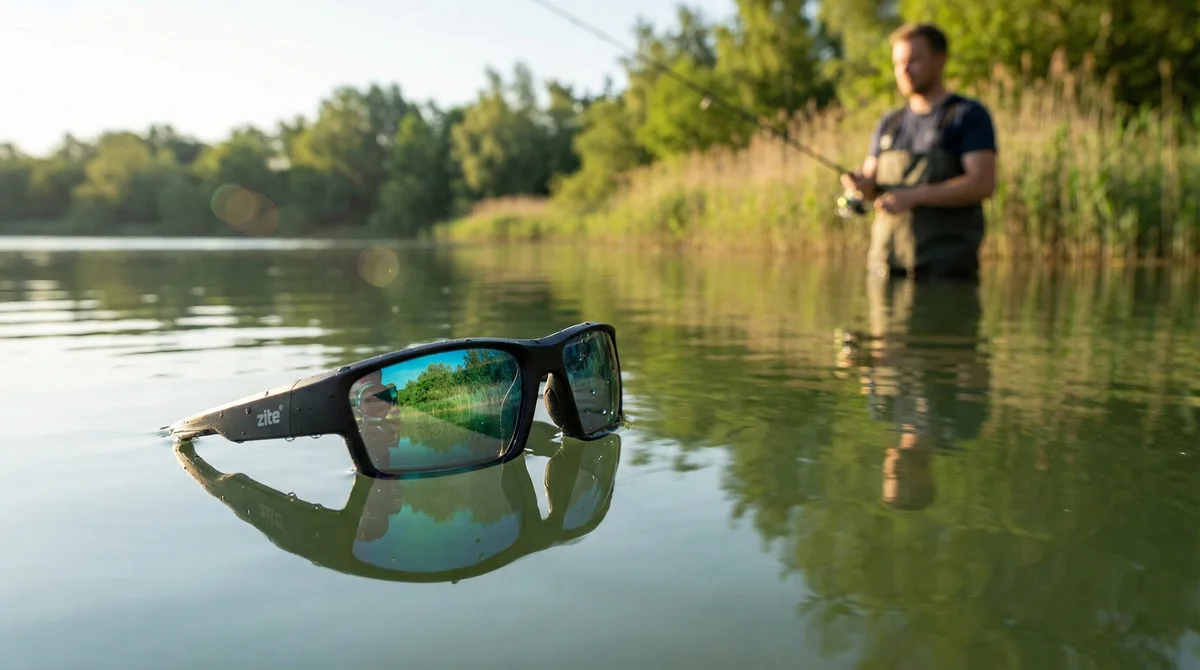 Zite Fishing Polarisationsbrille Orus – Blaugrün verspiegelt mit UV400-Schutz, schwimmfähig & Hardcase - Detaillierte Übersicht