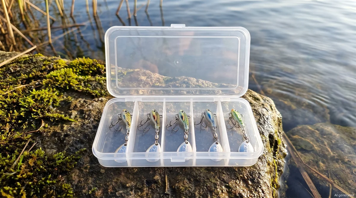 Zite Fishing Jigspinner Set Natur S 5g - 5 Spin Jigs im 3D-Beutefisch-Design für Barsch, Hecht & Zander - Detaillierte Übersicht