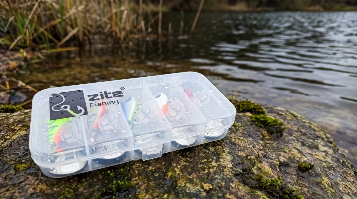 Zite Fishing Jigspinner Set Neon S 15g – 5 Farben Barsch & Zander Köder UV-aktiv - Detaillierte Übersicht