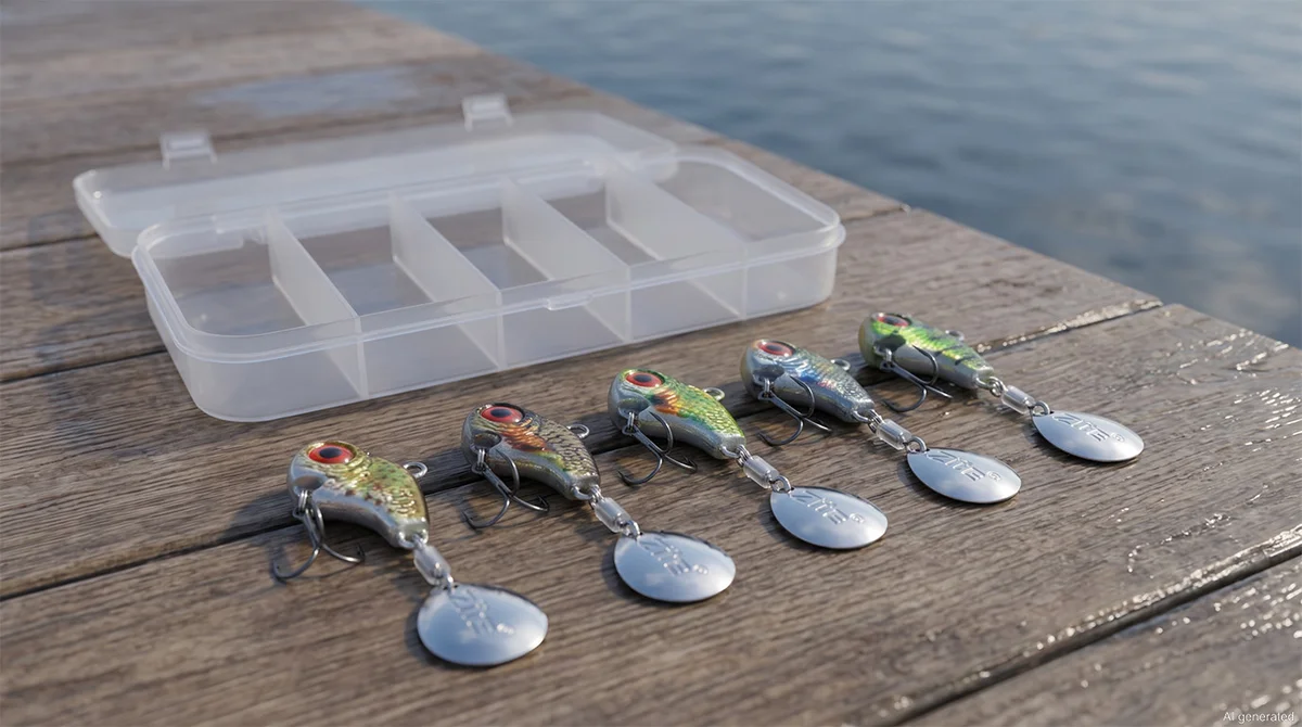 Zite Fishing Jigspinner Set Natur L 10g - 5 Spin Jigs im 3D-Beutefisch-Design für Barsch, Hecht & Zander - Detaillierte Übersicht