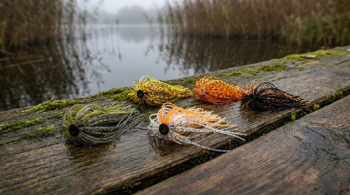 Zite Fishing Skirts Sortiment 5 Stück – Silikon Jig Skirts für Barsch & Zander - Detaillierte Übersicht