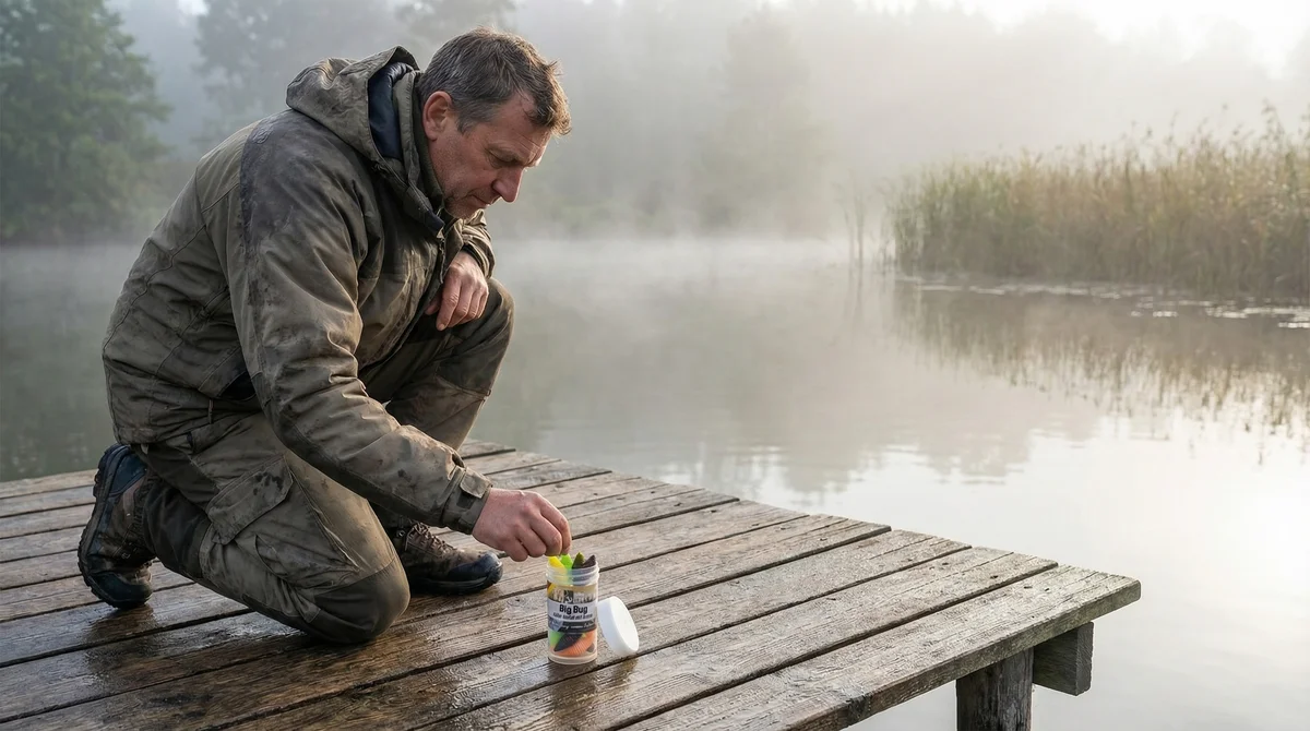 Zite Fishing Big Bug Starterset - 32 Gummiköder Käferimitate mit Premium Tungsten Pro Sharp Jighaken in Metallic #4 Fore - Detaillierte Übersicht