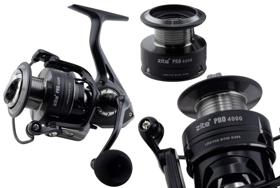 Zite Fishing Spinning Reel Pro 4000 Spinnrolle mit Frontbremse 8+1 2 Aluminiumspulen für Spinnfischen - Detaillierte Übersicht