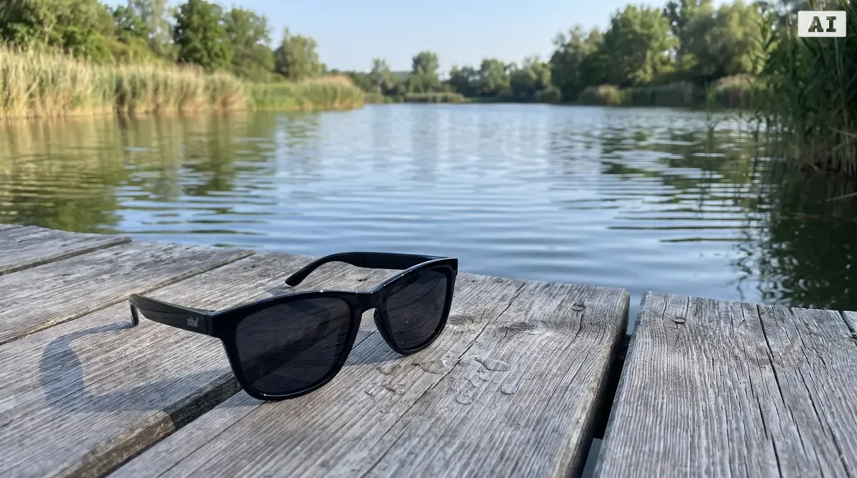 Polarisationsbrille Basulo Schwarz – UV400, Kategorie 3, mit Hardcase & Mikrofasertuch - Detaillierte Übersicht