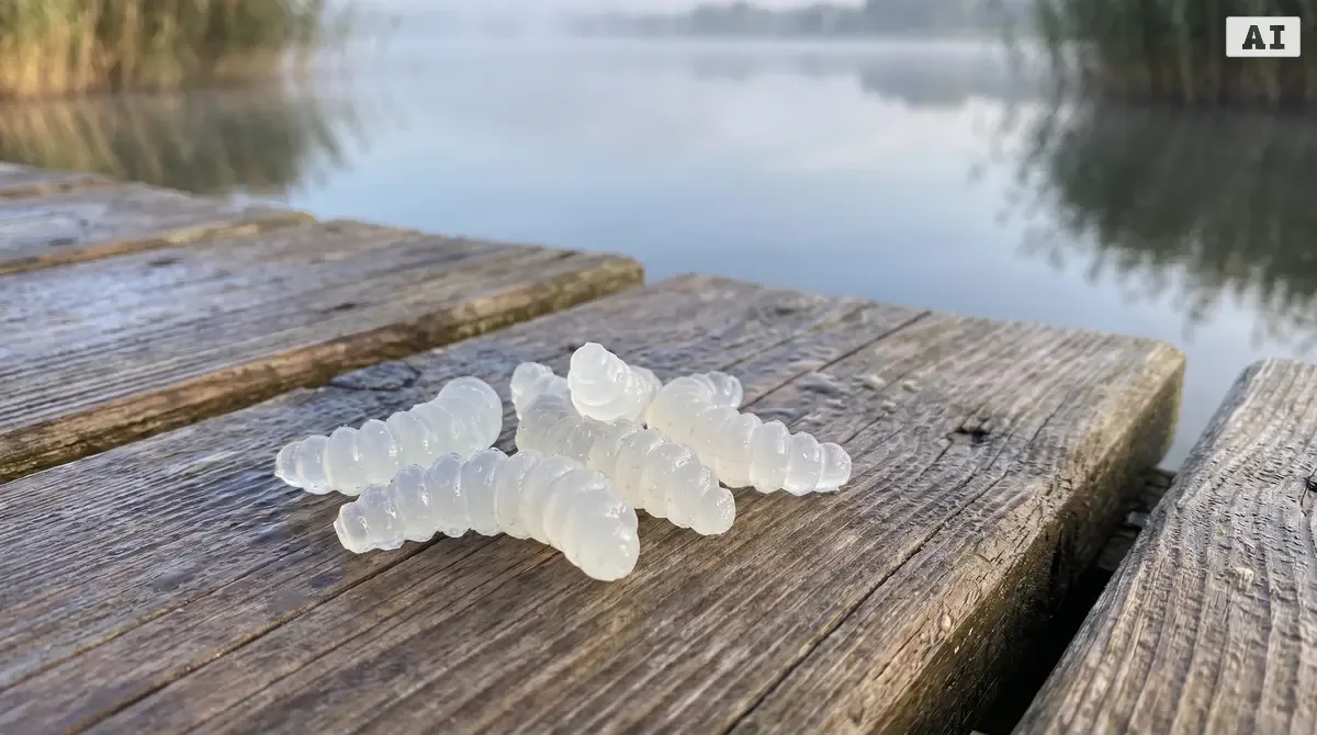 Special Glow Edition Big Mag Knoblauch 3 cm 10 Stück Forellen-Gummimaden - Detaillierte Übersicht