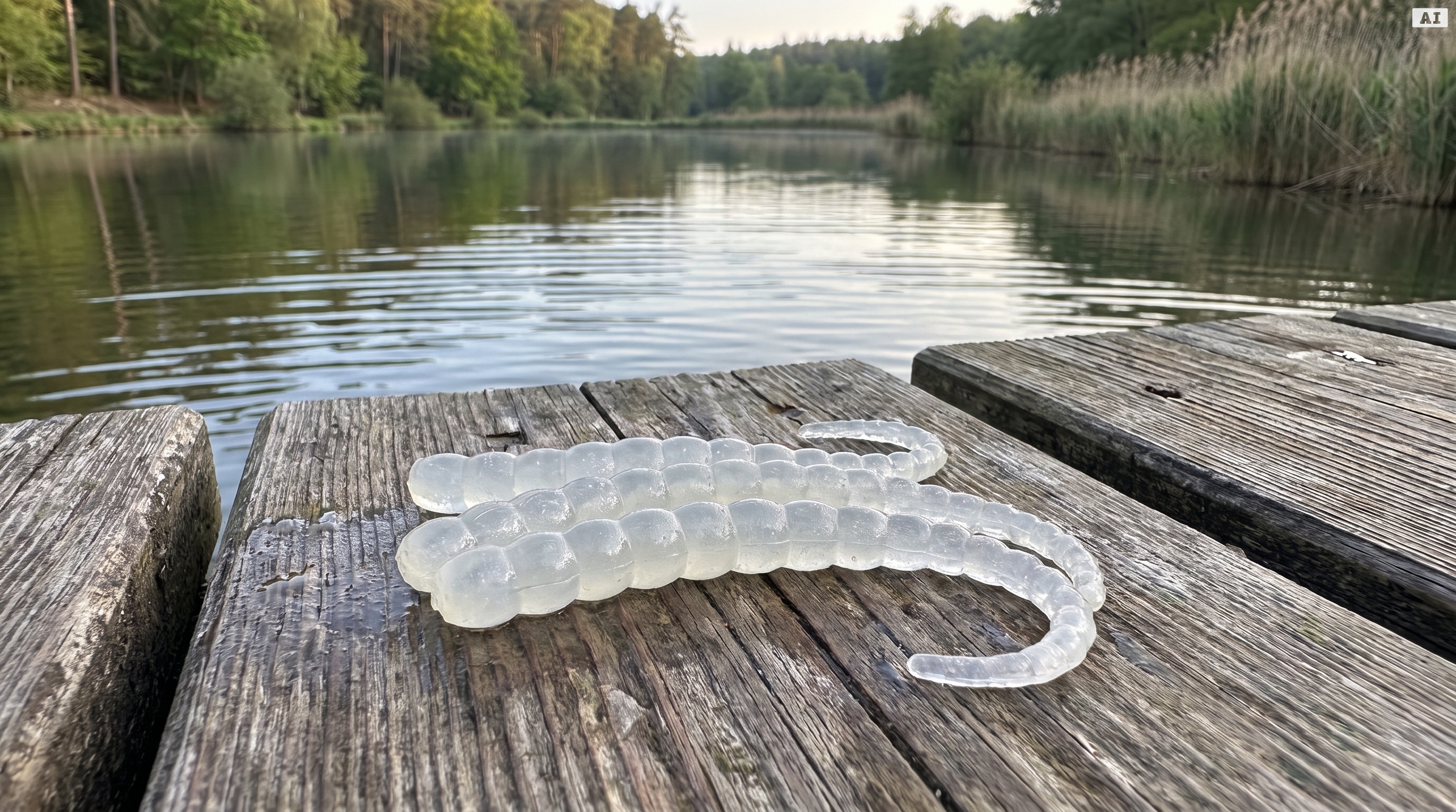 Curly Viper Glow Knoblauch 6,5 cm 8 Stück – Forellen Gummiköder UV-aktiv - Detaillierte Übersicht
