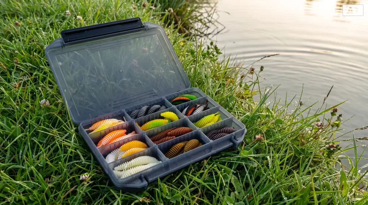 Bomba Starterbox – 60 Forellen Gummiköder, 5,8 cm, 12 Farben, UV-aktiv, phthalatfrei - Detaillierte Übersicht