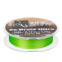 Angelschnur Geflochten 8x Japan PE Geflecht Zander 155m 0,12mm Zite Fishing - Geringe Dehnung und enge Verflechtung