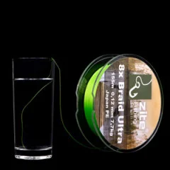 Angelschnur Geflochten 8x Japan PE Geflecht Zander 155m 0,12mm Zite Fishing - Geringe Abfärbungsquote